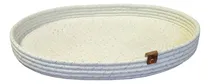 Comprar Centro De Mesa\u002Fbandeja Algodón Con Lurex Dorado 40cm X 32cm Natural Con Lurex Dorado