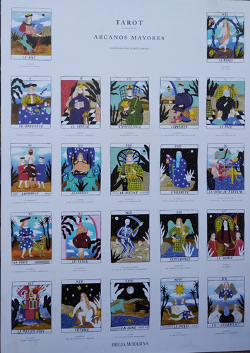 Poster Tarot Arcanos Mayores 70x50 Cm