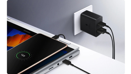 Imagen 4 de 6 de Cargador Samsung 35w Pd Power Adapter Duo Usb-c, Usb-a