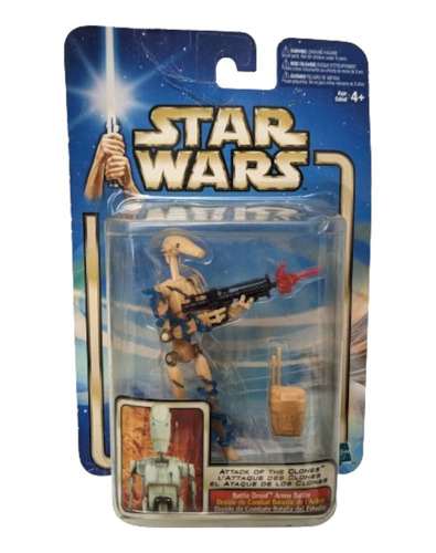 Battle Droid Attack Clones Figura Accion Star Wars Estadio