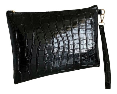 Cartera Sobre - Clutch - Cartera Fiesta En Negro Y Blanco