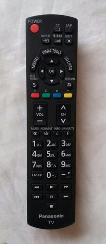 Imagen 1 de 2 de Control Remoto Panasonic Original Televisor Viera Led Smart