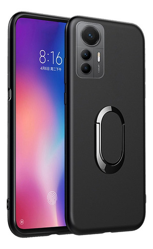 Estojo Fino De Silicone Macio Para Blackview A85 Com Anel