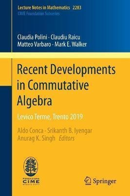 Libro Recent Developments In Commutative Algebra : Levico...