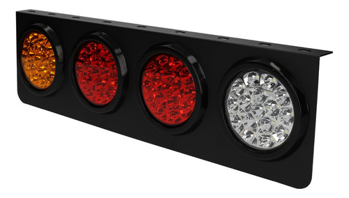 Juego De Faros Led Traseros Redondos - 24v (izq Y Der) Poli