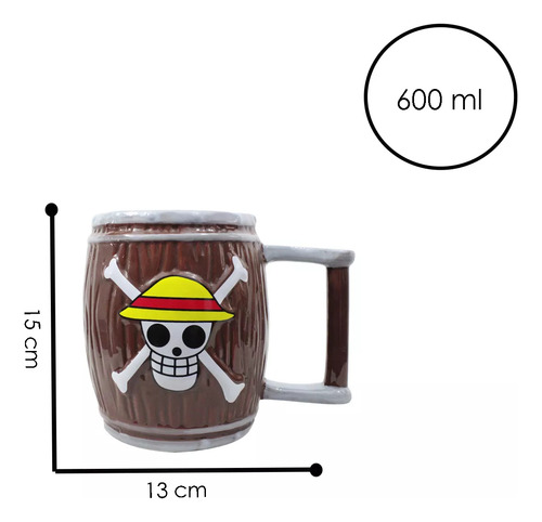 Taza De Cerámica, Barril De Vino De Una Pieza