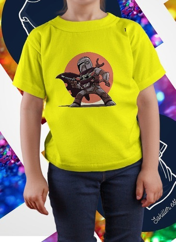 Polera The-mandalorian / Niño / Película Starwars