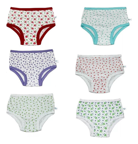 Pack 3 Calzones Estampados,100% Algodón