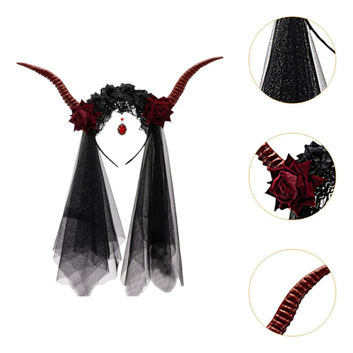 Diadema De Red, Diadema De , Diadema Gótica Para Cosplay,