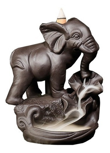 Fuente De Humo Modelo Elefante Ocre; Tienda Que Regalo