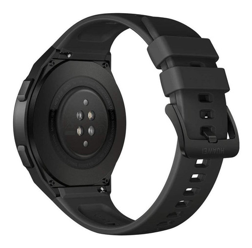 Imagen 3 de 4 de Huawei Watch GT 2e 1.39" caja 46mm de metal y plástico black stainless steel, malla graphite black de fluoroelastómero HCT-B19