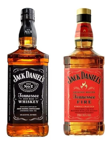 Combo Whisky Jack Daniels N7 / Fire X1000cc