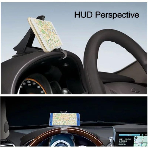 Imagen 6 de 9 de Soporte Universal Pinza Porta Celular Gps Para Tablero Auto