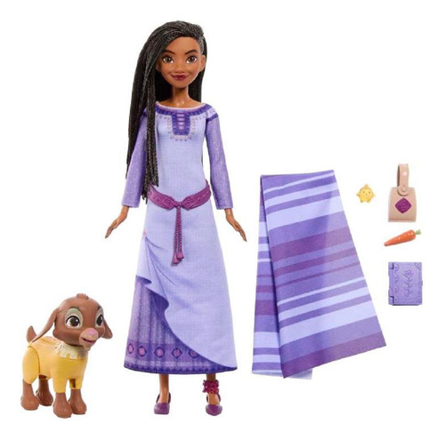 Muñeca Disney Wish Asha Adventure - Mattel