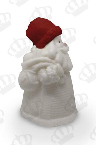 Molde Forma Silicone Papai Noel Com Saco De Presentes Ib-656