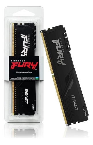 Memória Gamer 16gb Kingston Fury Kf432c16bb/16 Ddr4 3200mhz