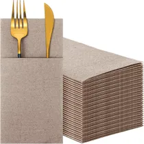 Comprar Servilletas Desechables De Papel Airlaid Con Bolsillo Para C