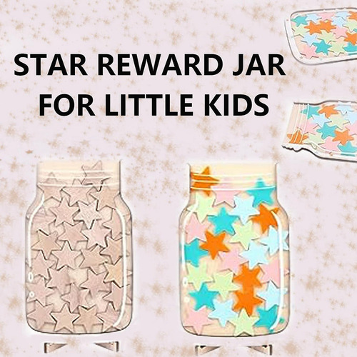 Tarro De Recompensa Con Estrellas Para Niños, Tarro De Recom