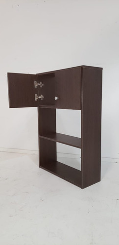 Imagen 8 de 10 de Mueble Sobre Inodoro Colgante 2 Puertas 1 Estante Melamina+