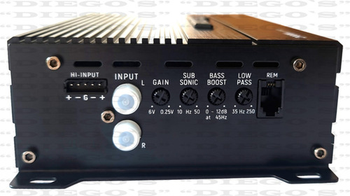 Imagen 6 de 9 de Amplificador Rock Series Rks-r1400.1dm 2900w 1 Canal 1 Ohm