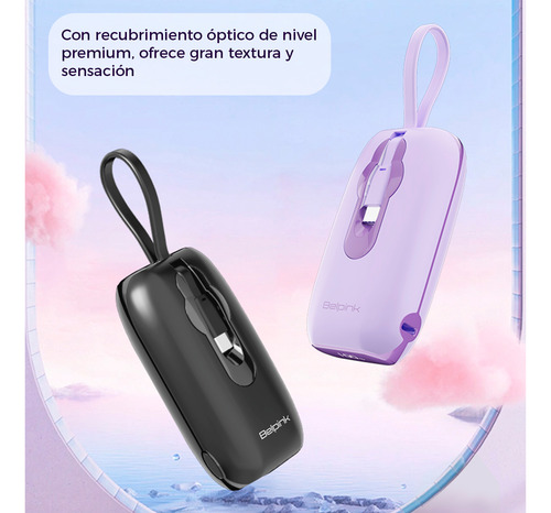Power Bank 10 000 Mah Batería Portatil Para iPhone Y Tipo C