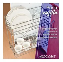 Comprar Porta Vajilla Organizador De Vajilla Aerocloset  #e