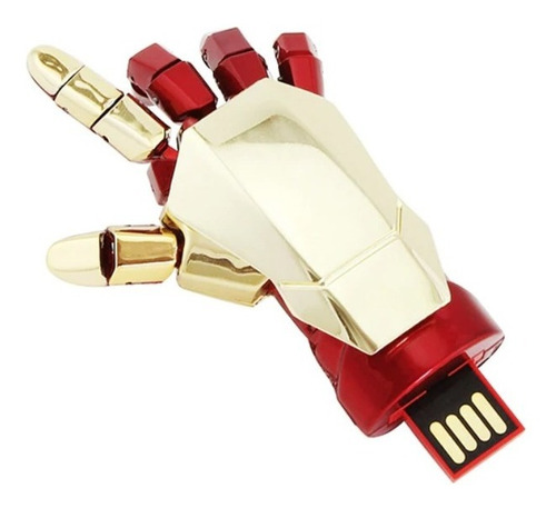 Memoria Usb Mano Guante Iron Man Marvel 64 Gb