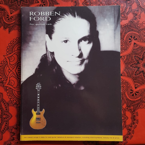 Libro De Partituras-robben Ford-for Guitar Tab-impecable