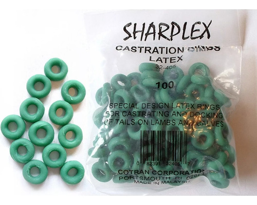 Anillos Elastrator 2 Paquetes De 100 Unidades Sharplex