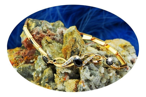 Imagen 1 de 10 de Pulsera Brazalete Oro 18k Regalo Amistad Mujer Mama Joyería