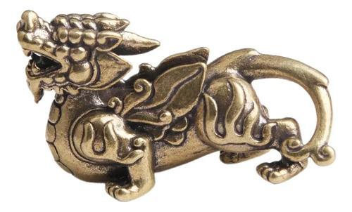 Jj Estatua De Latón De Feng Shui Pi Yao, Figuras