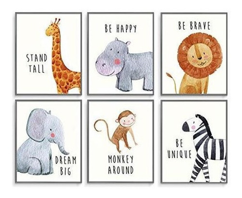 Safari Baby Animals, Baby Nursery Decor, Baby Room Decor, Pl