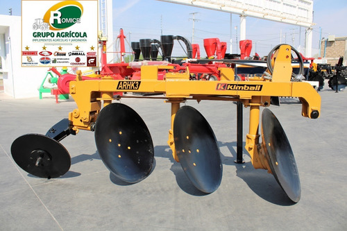 Arado Agricola 3 Discos Hidraulico Marca Kimball P Tractor
