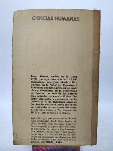 Las Palabras Y Los Mitos - Isaac Asimov - Ed: Laia