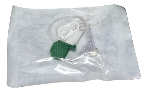 Aguja Huber Poly Port 21g X 25mm Pack X 5 Unidades