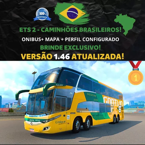 Mod Ônibus. Euro Truck Simulator 2 , Mod Bus