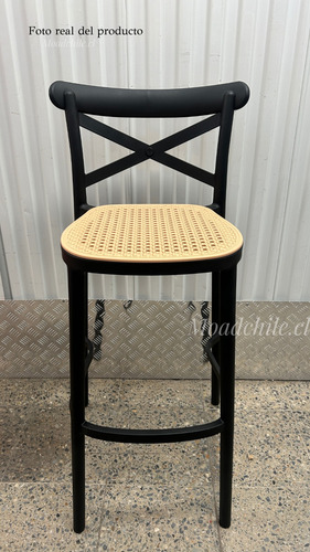 Taburete Crossback Danubio Piso De Bar Terraza Arizona 75 Cm