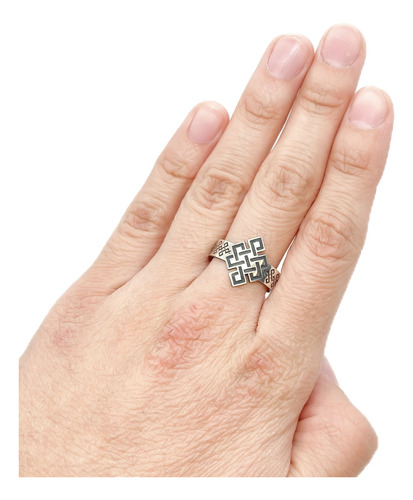 Anillo Nudo Sin Fin Eterno Infinito Celta Plata 925 Plata 925 A - Chico Plata 925