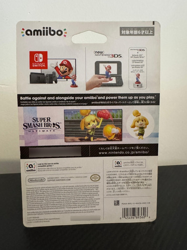 Amiibo Isabelle Super Smash Bros Animal Crossing Nintendo