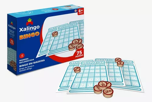 Jogo De Bingo Com Cartelas E Pedras - Brinquedo