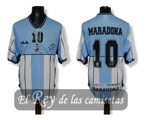 Camiseta Maradona Homenaje Seleccion Argentina Fila Original