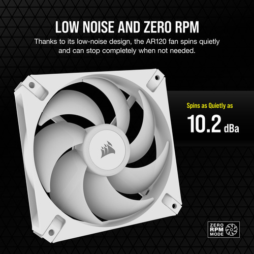 Ventilador Corsair Icue Ar120 Rgb Digital 120 Mm Argb Branco