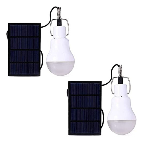 Pkouvoo Bombilla Solar Para Exteriores, Luces De Gallinero A