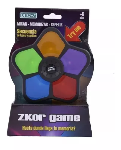 Zkor Game Master Simil Simon Juego Memoria Luces Sonidos