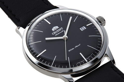 Reloj Orient Tac0000db Hombre Automatico Bambino Negro Plateado Negro