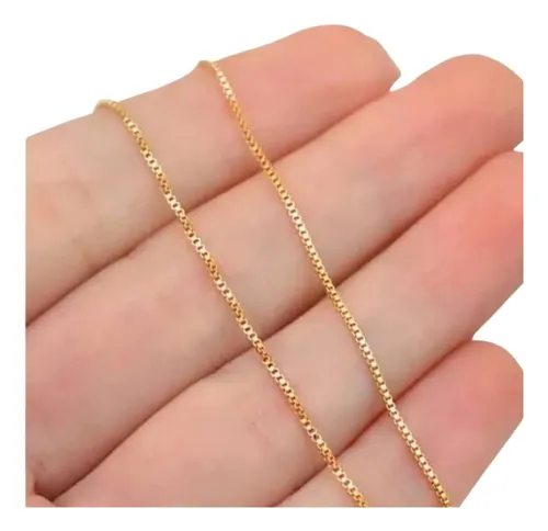 Colar Personalizado Nome Leticia Banhado Ouro Caixa Presente