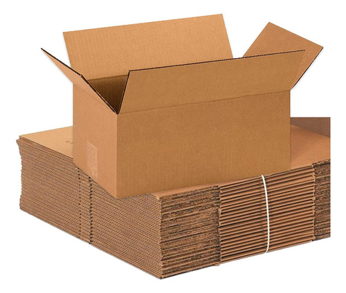 Box Usa 14 X 8 X 6 Cajas De Cartón Corrugadas, Mediano 14l X