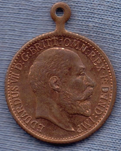 Medalla Inglaterra 1909 * Edward Vii *