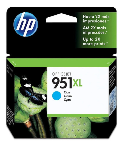 Cartucho De Tinta Hp 951xl Cian Original