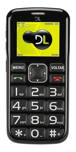 DL YC-110 Dual SIM 24 MB preto 24 MB RAM